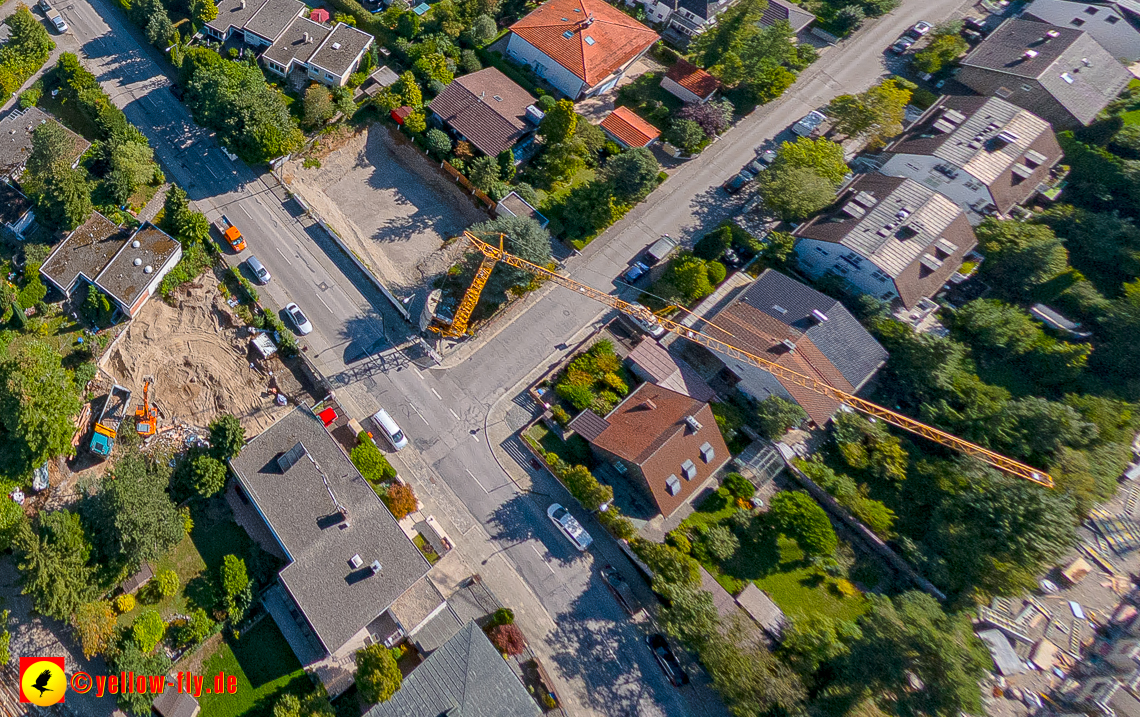 02.09.2022 - Baustelle Grundschule am Karl-Marx-Ring und Villa in der Niederalmstraße 16 in Neuperlach
